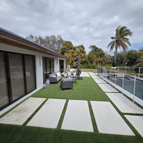 Luxury outdoor living modern design